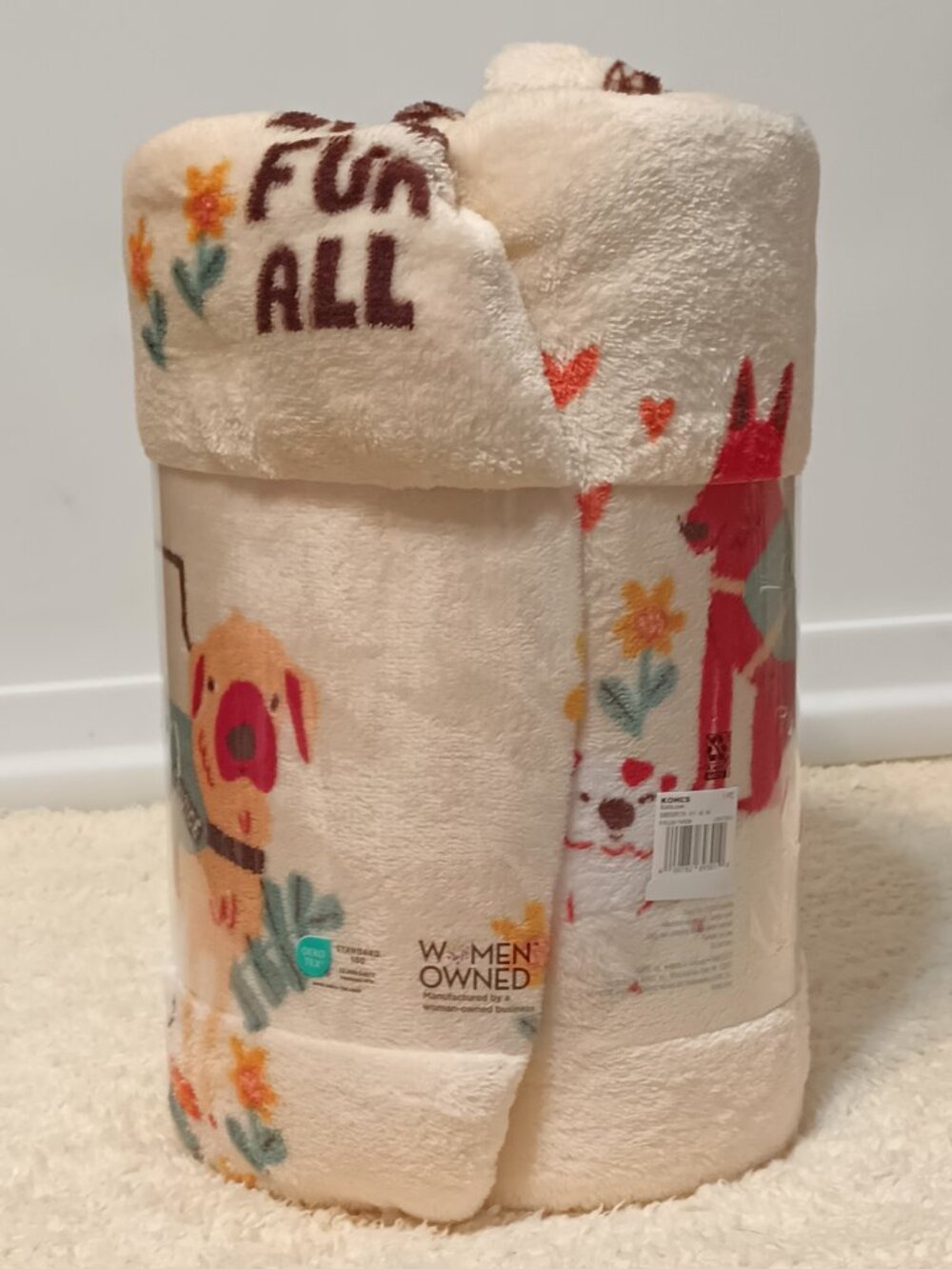NWT ~ The Big One- "Love Fur All" Service Dog Blanket, Measures:  5 ft. x 6 ft. - Picture 6 of 9
